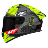 Casco Mt Plus Kre+S Xavi Fores Daytona C3 Gris Verde