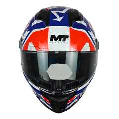 Casco Mt Stinger 2 Meld D7 Rojo Azul Gris