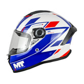 Casco Mt Stinger 2 Zivze E7 Azul Brillo