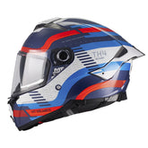 Casco Mt Thunder 4 R Sv C5 Negro Azul Rojo