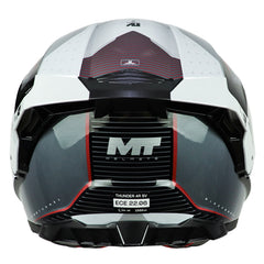 Casco Mt Thunder 4 R Sv Wind Tunnel B15 Negro Gris Blanco