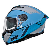 Casco Mt Thunder 4 R Sv Wind Tunnel C7 Azul Claro Azul