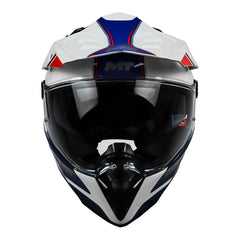 Casco Mt Track Sv Houston Blanco Rojo Azul