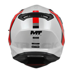 Casco Mt Track Sv Nomad A15 Negro Rojo Blanco