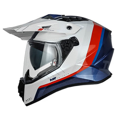 Casco Mt Track Sv Nomad C0 Blanco Negro Rojo