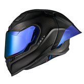 Casco Nexx X.R3r Carbono Zero Pro 2 Negro Visor Iridium Azul