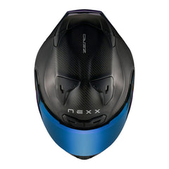 Casco Nexx X.R3r Carbono Zero Pro 2 Negro Visor Iridium Azul