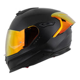 Casco Nexx Y.100r Subsonic Negro Visor Iridium Rojo