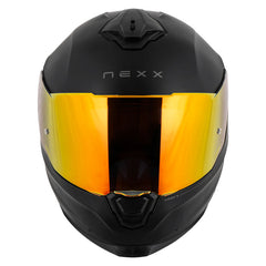 Casco Nexx Y.100r Subsonic Negro Visor Iridium Rojo