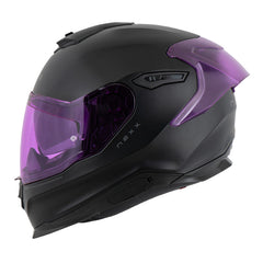 Casco Nexx Y.100r Subsonic Negro Visor Transparente Morado