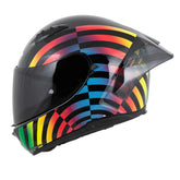 Casco Nolan N60-6 Sport Policromo Negro Full Color Visor Smoke