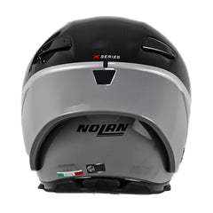 Casco Nolan X-804 Rs Ultra Carbon D.o.c (358) Negro Gris Visor Iridium Silver