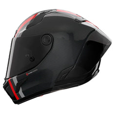 Casco Nolan X-804 Rs Ultra Carbon Gemini (364) Negro Rojo Visor Smoke