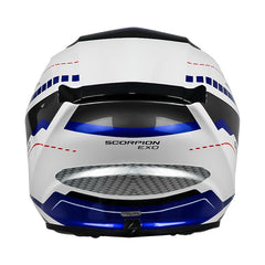 Casco Scorpion Exo-391 Leo Blanco Azul