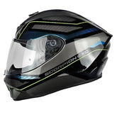 Casco Scorpion Exo-391 Leo Negro Azul