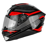 Casco Scorpion Exo-391 Leo Negro Rojo