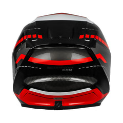 Casco Scorpion Exo-391 Leo Negro Rojo