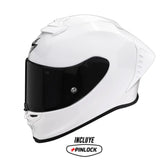 Casco Scorpion Exo-R1 Evo Air Fim Racing Blanco