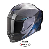 Casco Scorpion Exo-R1 Evo Carbon Air Rally Negro Camaleón