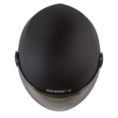 Casco Shaft 236 Roma Solid Negro Fucsia Visor Iridium Morado