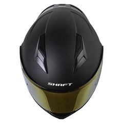 Casco Shaft 3820 Sp Solid Negro Fucsia Visor Iridium Morado