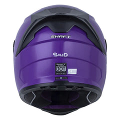 Casco Shaft 502sp Solid Morado Silver Revo Morado