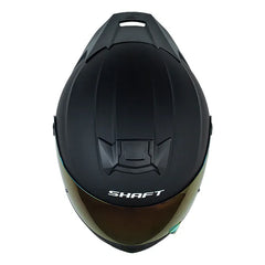 Casco Shaft 502sp Solid Negro Fucsia Visor Revo Morado