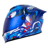Casco Shaft 502sp Zteph Azul Visor Iridium Azul