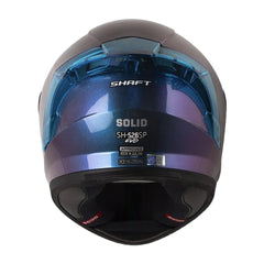 Casco Shaft 526sp Evo Solid Camaleón Visor Iridium Azul