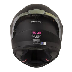 Casco Shaft 526sp Evo Solid Negro Fucsia Visor Iridium Fucsia
