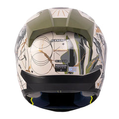 Casco Shaft 560 Evo Within Arena Claro Holografico Dorado Visor Smoke