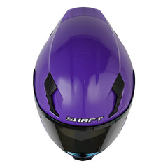 Casco Shaft 562 R_Solid Morado Silver Visor Iridium Morado