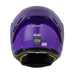 Casco Shaft 562 R_Solid Morado Silver Visor Iridium Morado