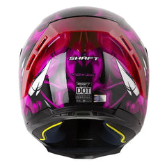 Casco Shaft 562 R_Toxic Negro Fucsia Visor Iridium Morado
