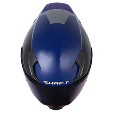 Casco Shaft 562 R Trax Azul Oscuro Gris Visor Iridium Azul