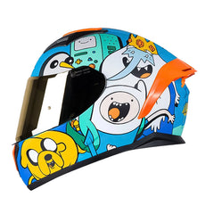 Casco Shaft 582Sp Adventure Time Azul Amarillo