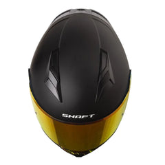 Casco Shaft 582Sp Evo Solid Negro Rojo Visor Revo Rojo