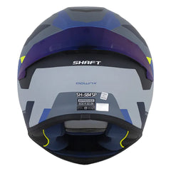 Casco Shaft 584 Sp Downx Gris Oscuro Azul Visor Iridium Azul