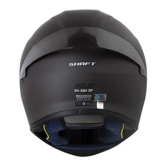 Casco Shaft 584 Sp Solid Gris Oscuro Negro Visor Iridium Azul