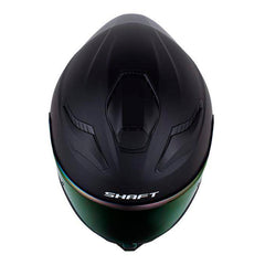 Casco Shaft 584 Sp Solid V2 Negro Morado Visor Revo Morado