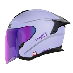 Casco Shaft Pro 240Dv Solid Morado Claro Visor Iridium Morado