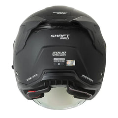Casco Shaft Pro 343 Dv Solid Negro Silver Visor Iridium Silver