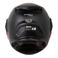 Casco Shaft Pro 4160 Move Solid Negro Fucsia Visor Revo Morado