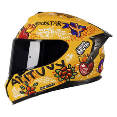 Casco Shaft Pro 610Dv Evo Candela Amarillo Naranja