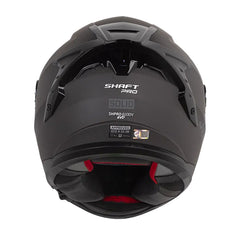 Casco Shaft Pro 610Dv Evo Solid Gris Oscuro Visor Iridium Azul