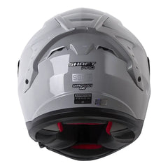 Casco Shaft Pro 610Dv Evo Solid Gris Silver Visor Iridium Azul