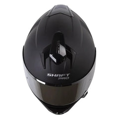 Casco Shaft Pro 610Dv Evo Solid Negro Amarillo Neón Visor Iridium Silver