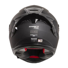 Casco Shaft Pro 610Dv Evo Solid Negro Gris Oscuro Visor Iridium Azul
