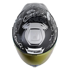 Casco Shaft Pro 614 Dv R Street Ko Negro Gris Visor Iridium Rojo