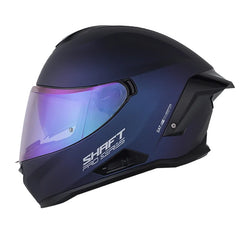Casco Shaft Pro 614 Dv R Solid Camaleon Silver Visor Iridium Morado